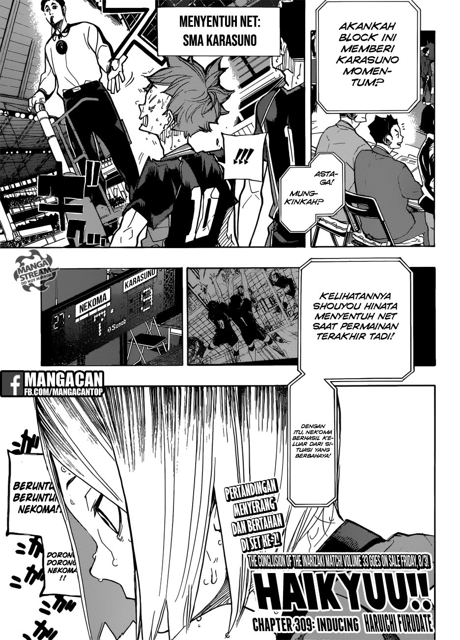Haikyuu!! Chapter 309 Bahasa Indonesia