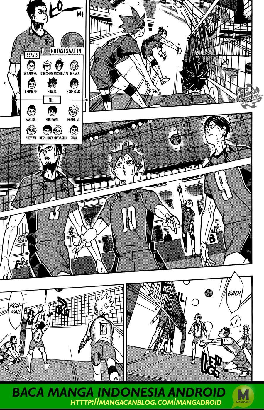 Haikyuu!! Chapter 347 Bahasa Indonesia