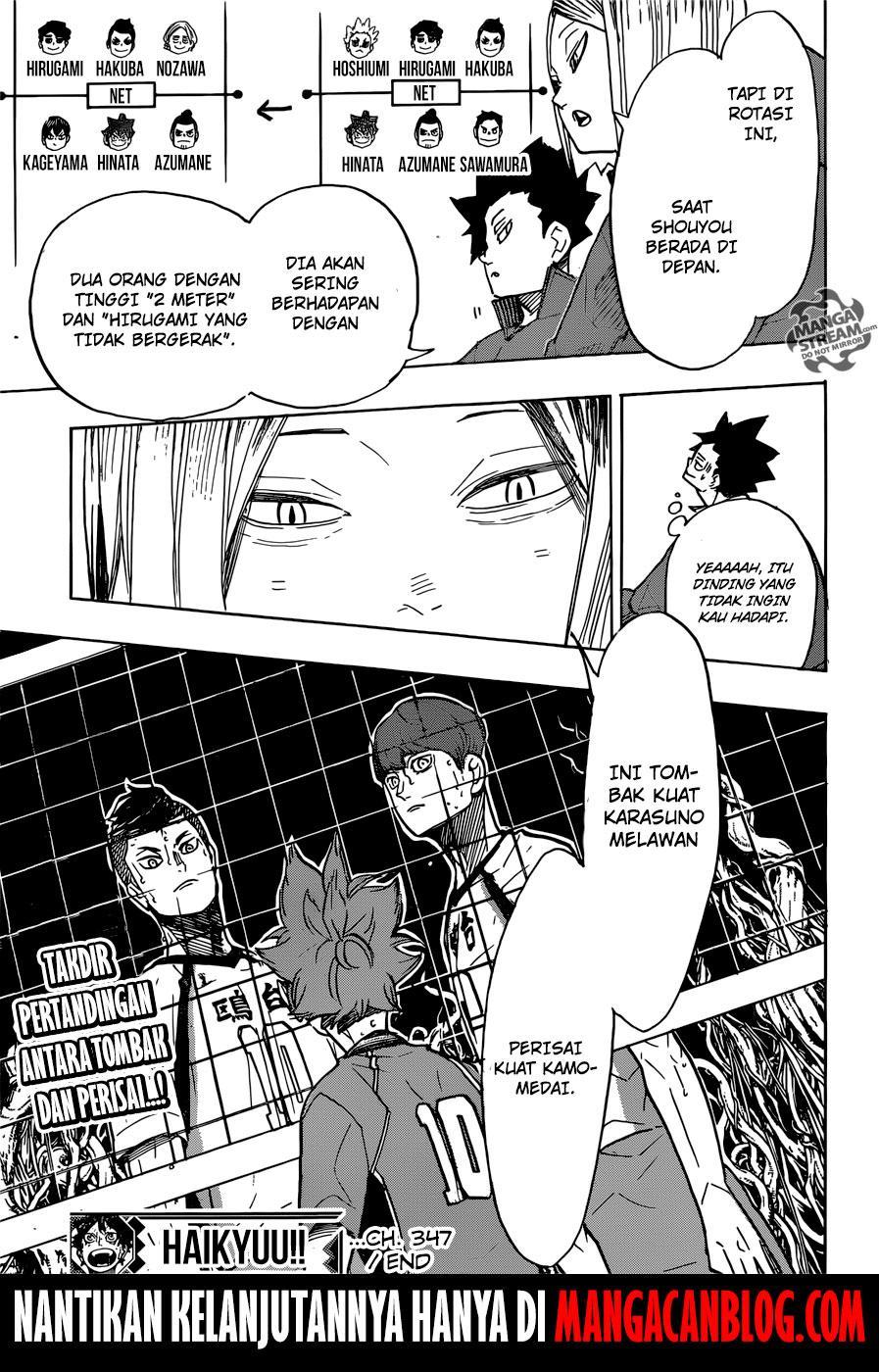 Haikyuu!! Chapter 347 Bahasa Indonesia