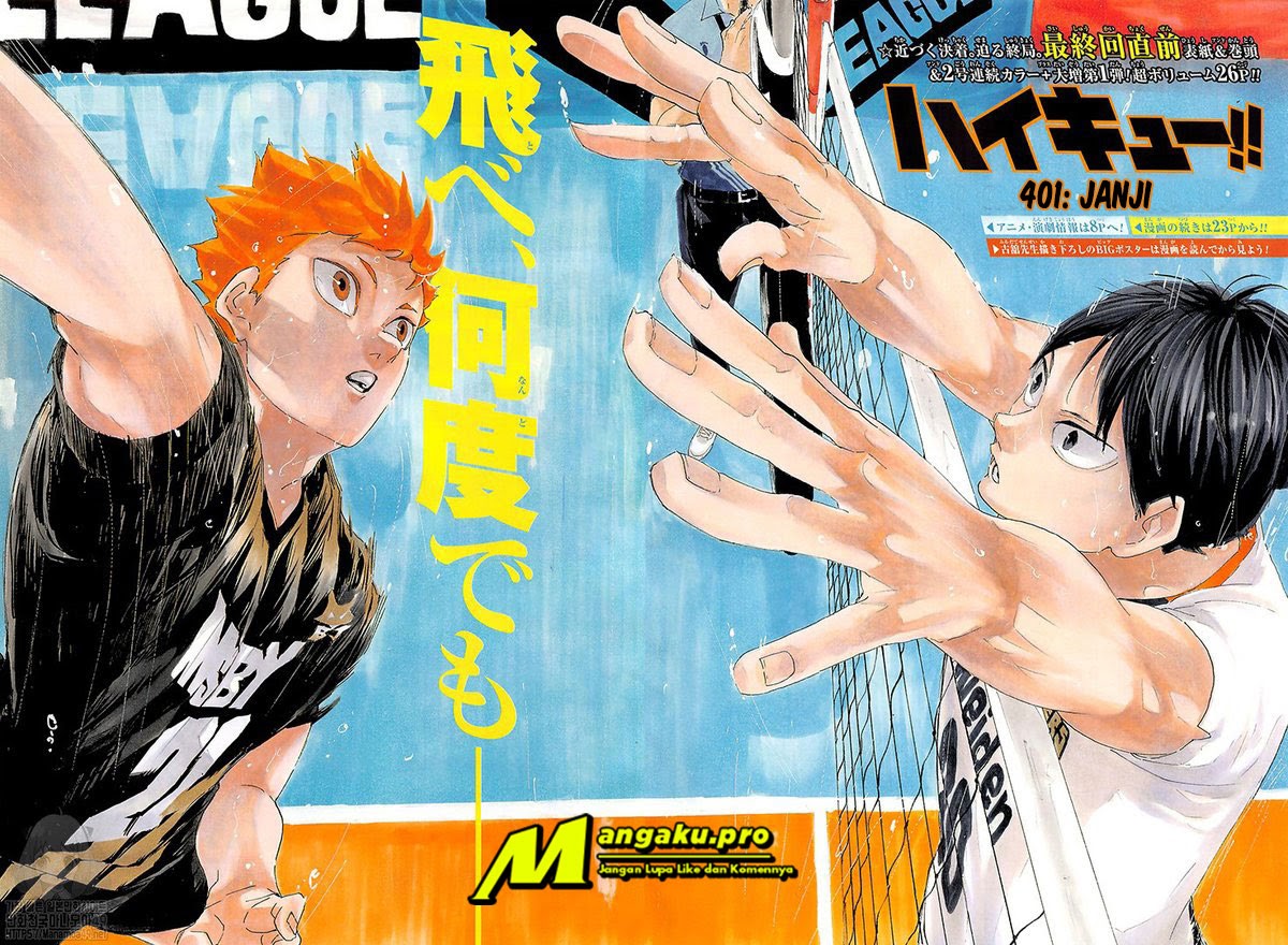 Haikyuu!! Chapter 401 Bahasa Indonesia