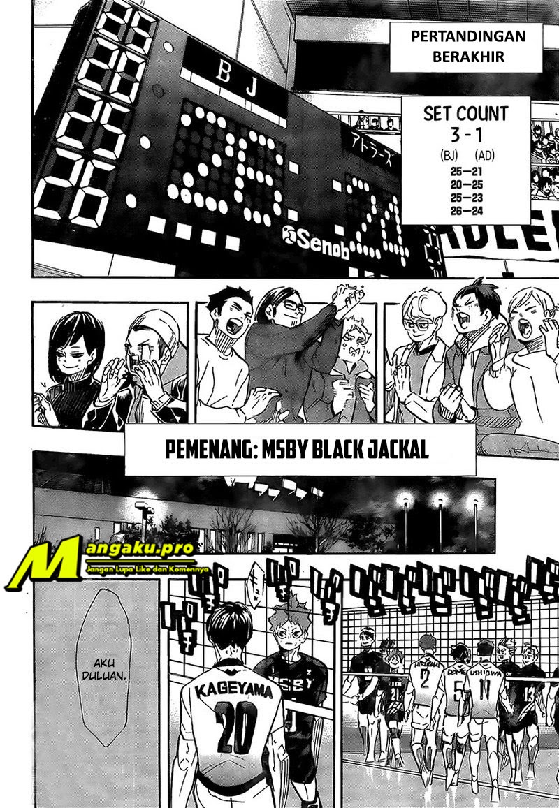 Haikyuu!! Chapter 401 Bahasa Indonesia