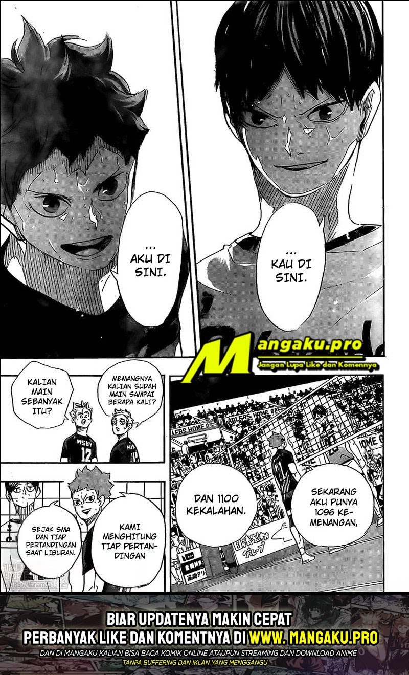 Haikyuu!! Chapter 401 Bahasa Indonesia