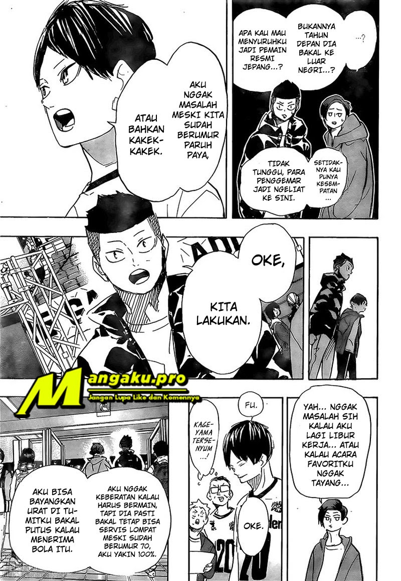 Haikyuu!! Chapter 401 Bahasa Indonesia