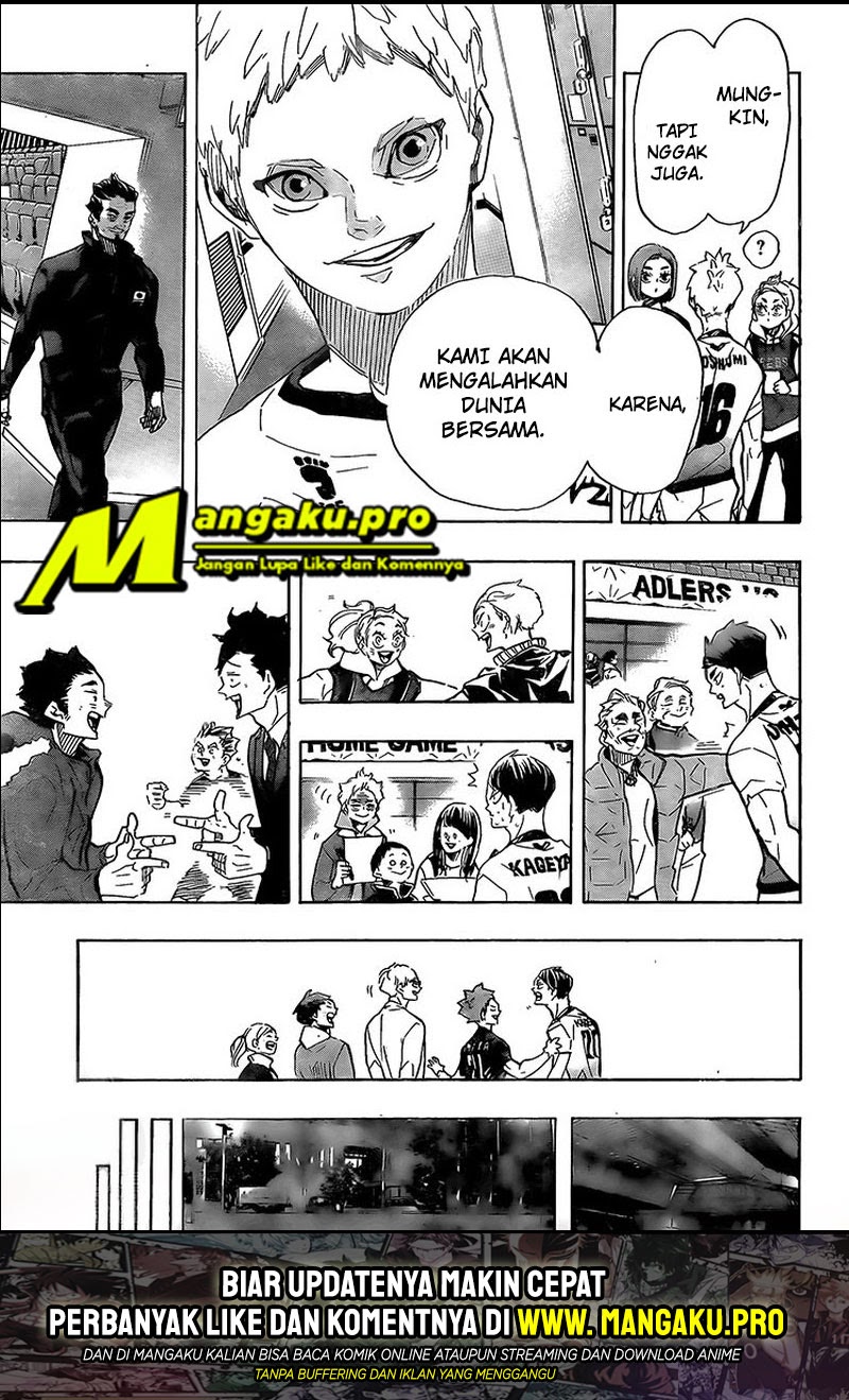Haikyuu!! Chapter 401 Bahasa Indonesia