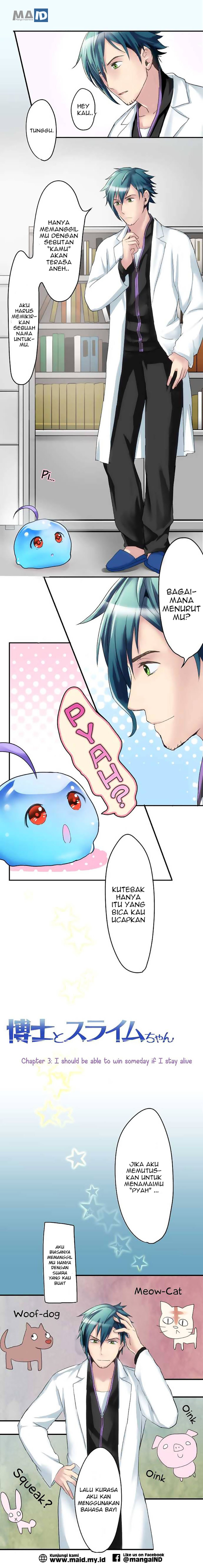 Hakase to Suraimu-chan Chapter 03 Bahasa Indonesia