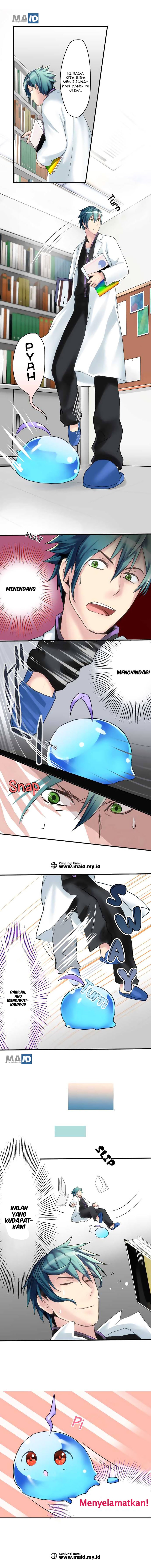 Hakase to Suraimu-chan Chapter 03 Bahasa Indonesia