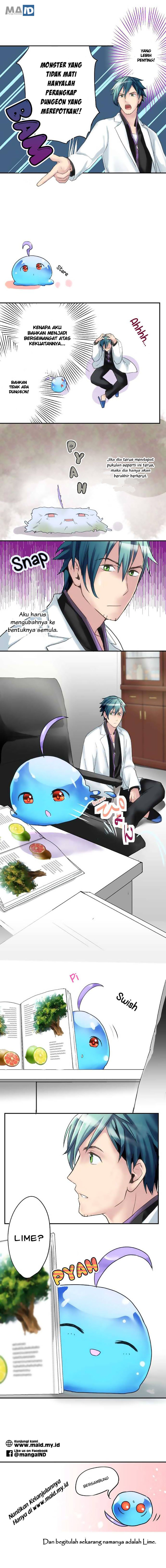 Hakase to Suraimu-chan Chapter 03 Bahasa Indonesia