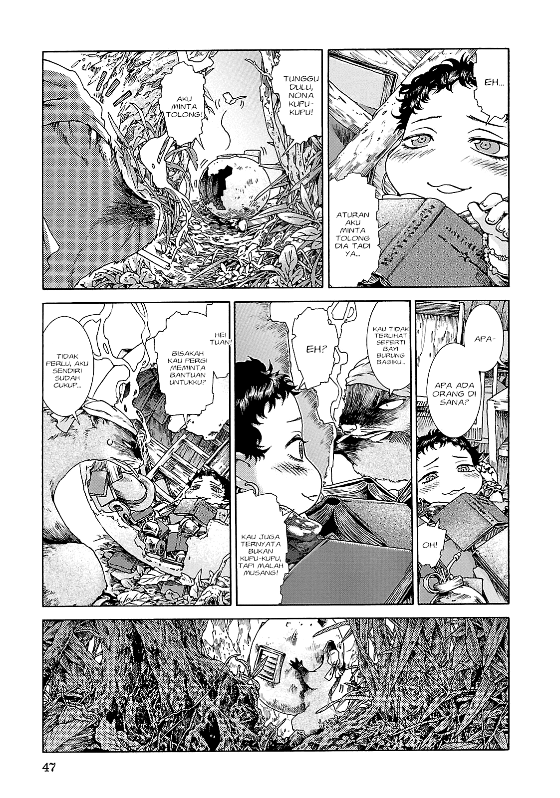 Hakumei to Mikochi Chapter 21 Bahasa Indonesia