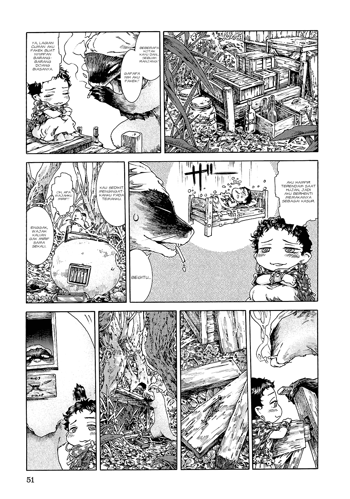 Hakumei to Mikochi Chapter 21 Bahasa Indonesia
