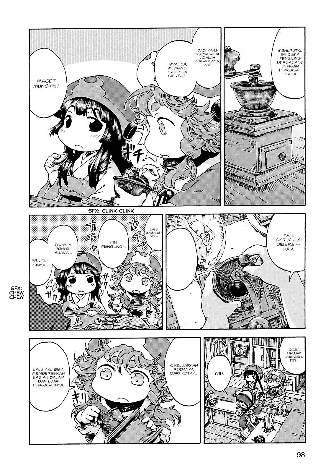 Hakumei to Mikochi Chapter 23 Bahasa Indonesia