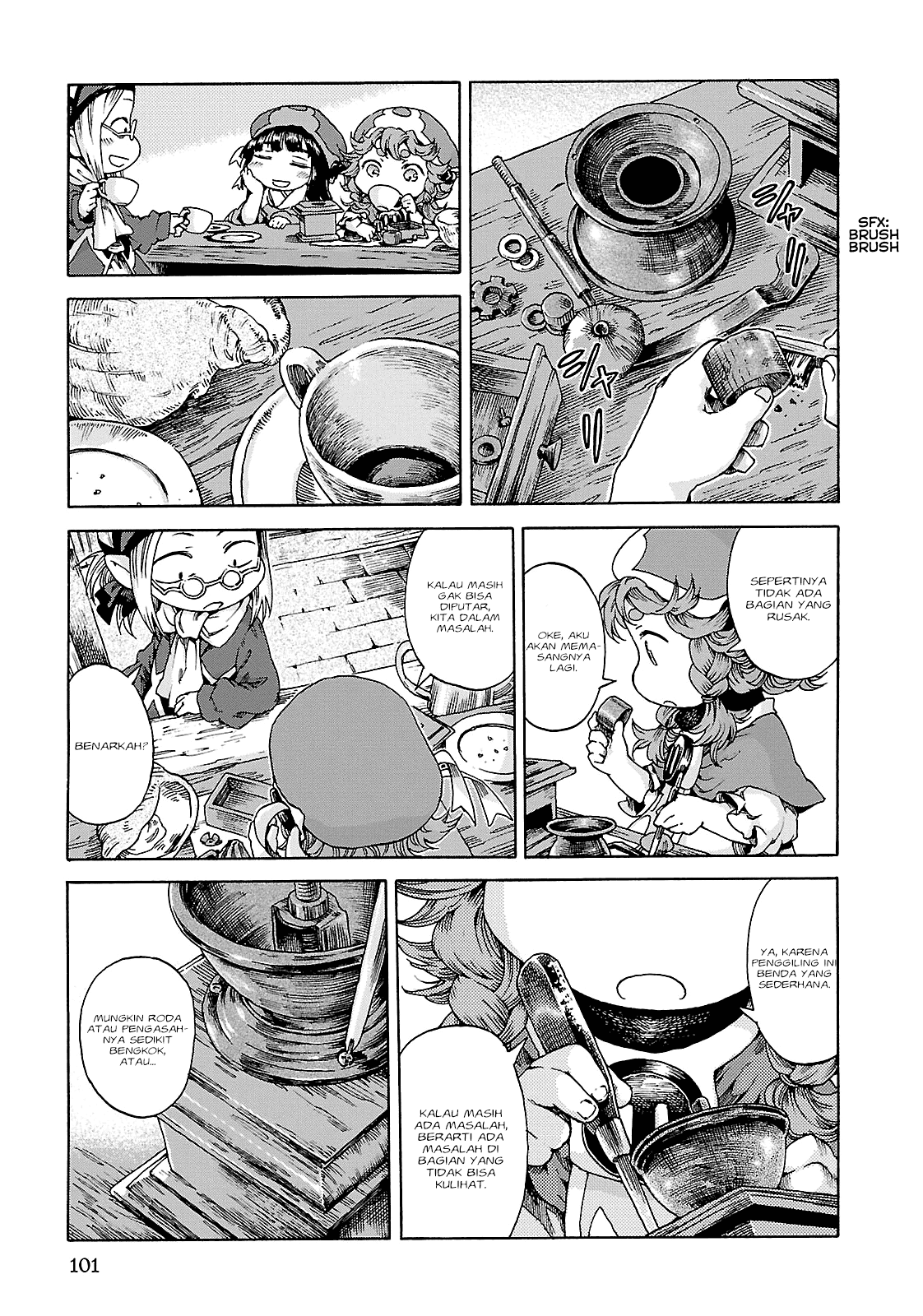 Hakumei to Mikochi Chapter 23 Bahasa Indonesia
