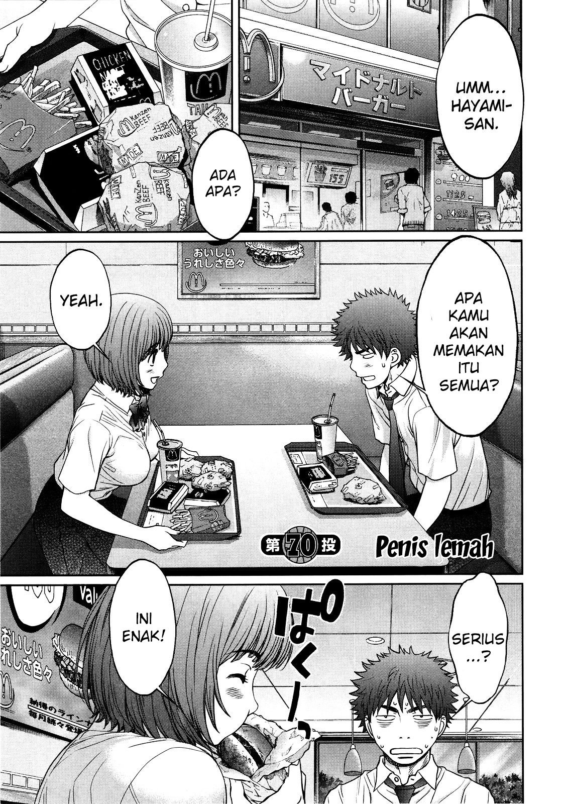 Hantsu x Trash Chapter 70 Bahasa Indonesia