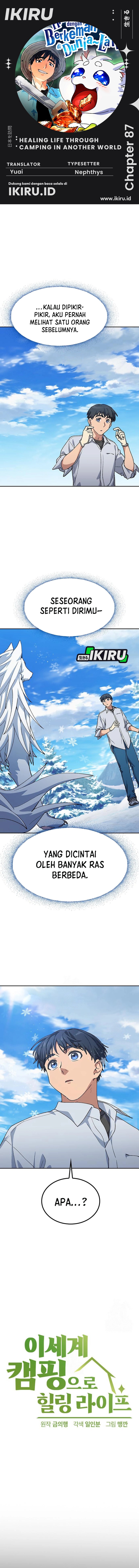 Healing Life Through Camping in Another World Chapter 87 Bahasa Indonesia
