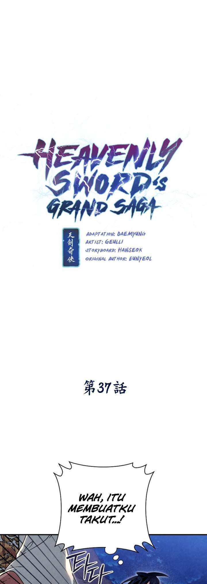 Heavenly Sword’s Grand Saga Chapter 37 Bahasa Indonesia