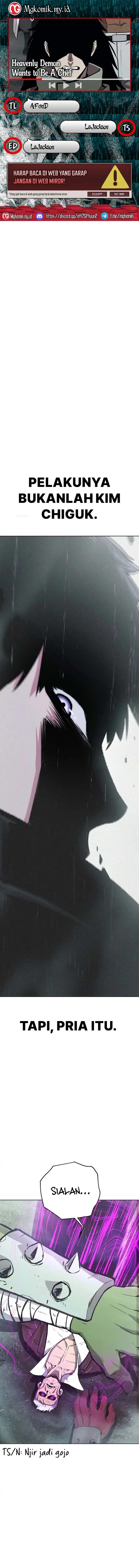Heavenly Demon Wants to Be a Chef Chapter 55 Bahasa Indonesia