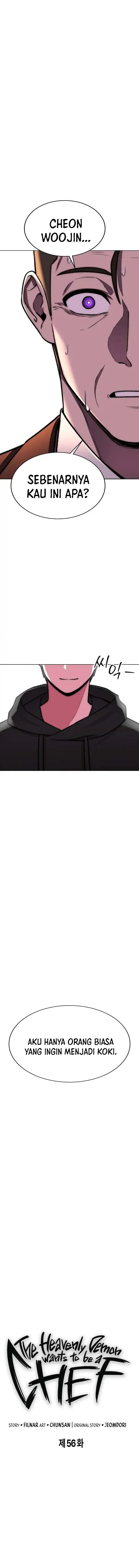 Heavenly Demon Wants to Be a Chef Chapter 56 Bahasa Indonesia