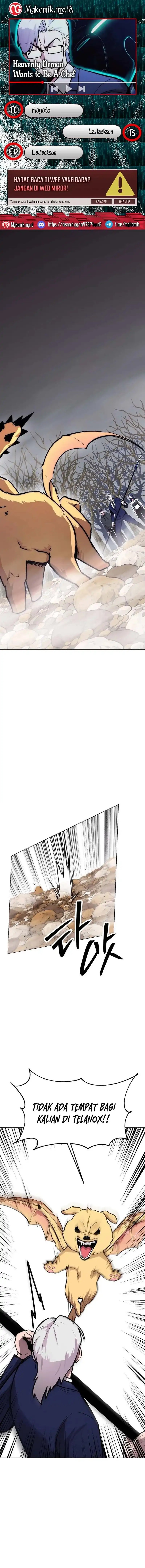 Heavenly Demon Wants to Be a Chef Chapter 60 Bahasa Indonesia