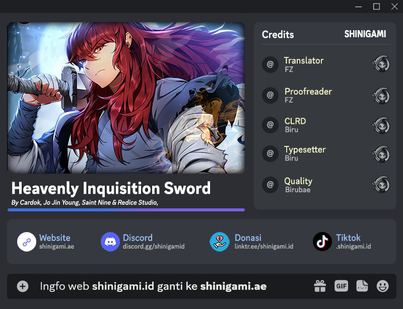 Heavenly Inquisition Sword chapter 69