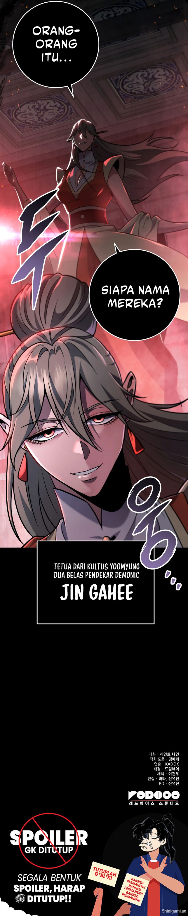 Heavenly Inquisition Sword Chapter 110 Bahasa Indonesia