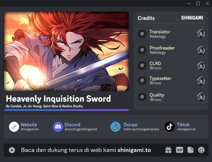 Heavenly Inquisition Sword chapter 128