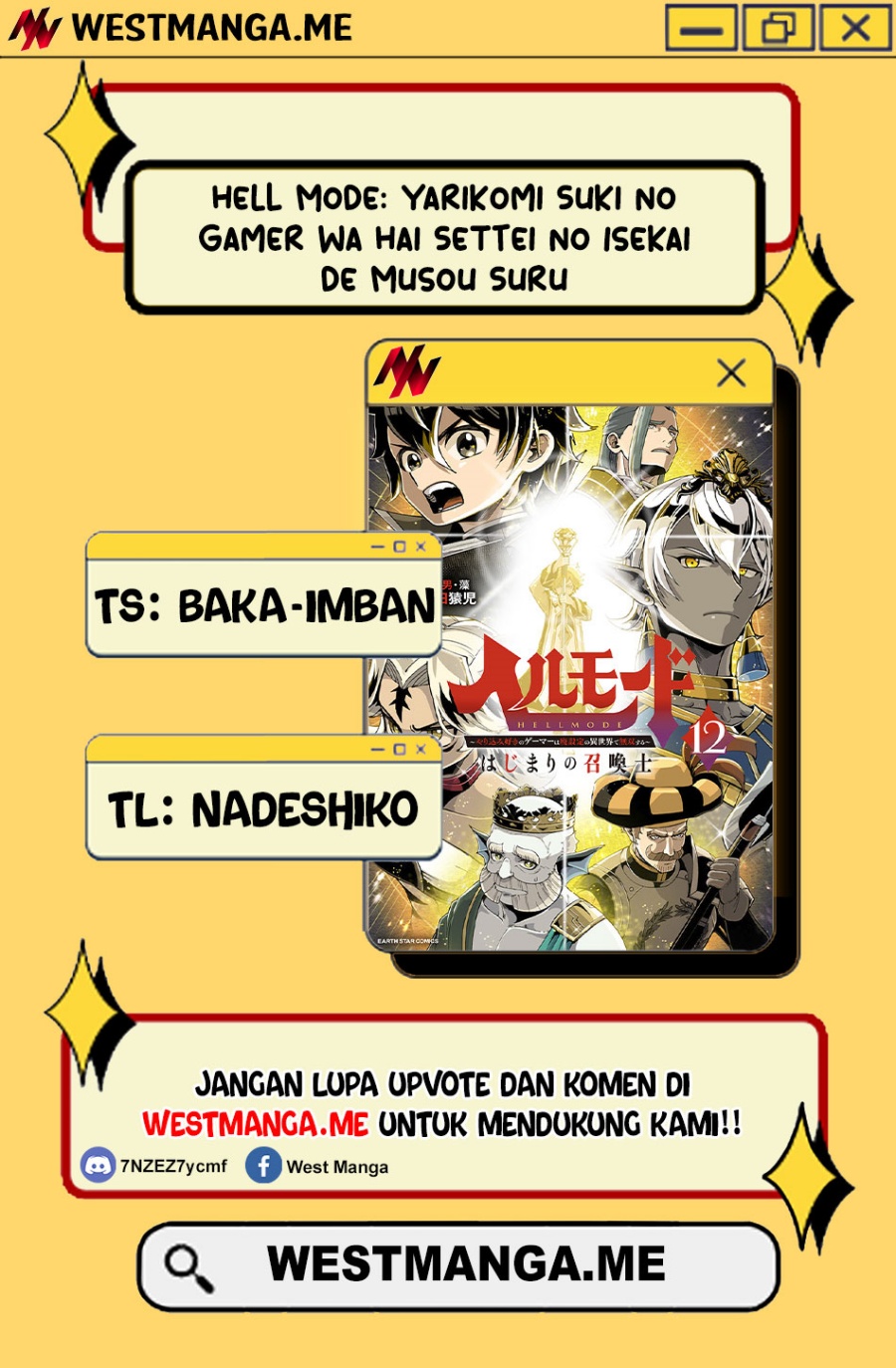 Hell Mode: Yarikomi Suki no Gamer wa Hai Settei no Isekai de Musou Suru Chapter 88 Bahasa Indonesia