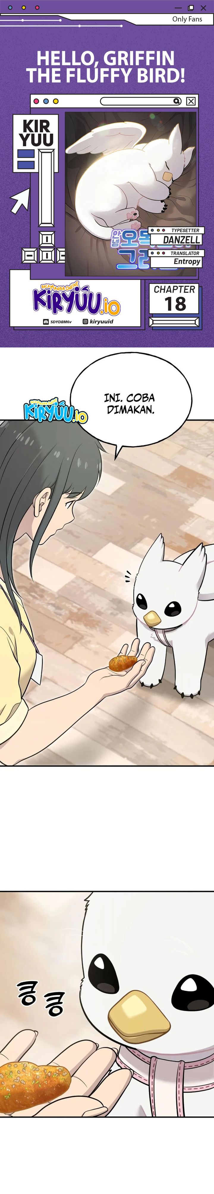 Hello, Fluffy Griffin! Chapter 18 Bahasa Indonesia