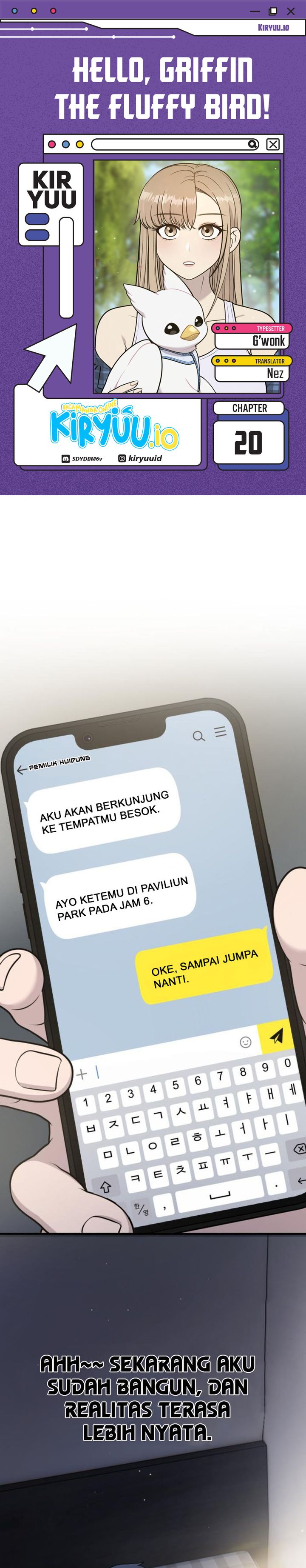 Hello, Fluffy Griffin! Chapter 20 Bahasa Indonesia