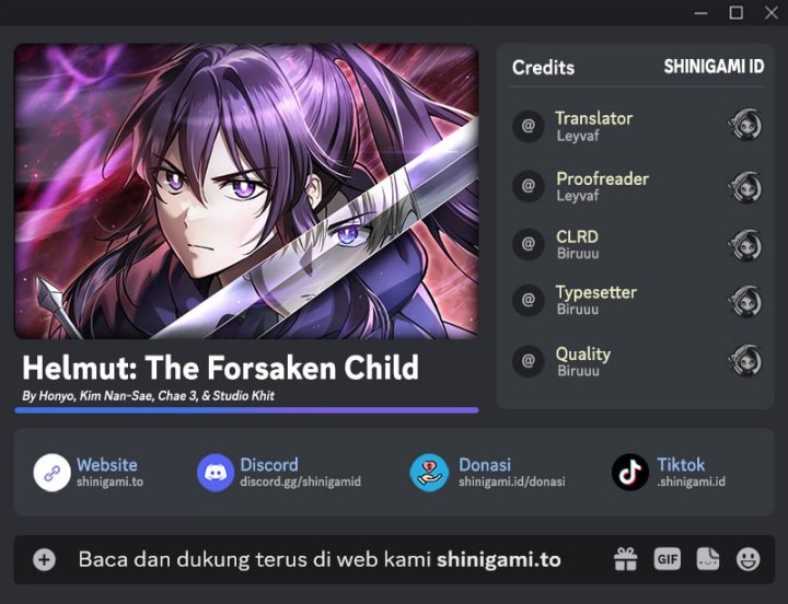 Helmut: The Forsaken Child chapter 103