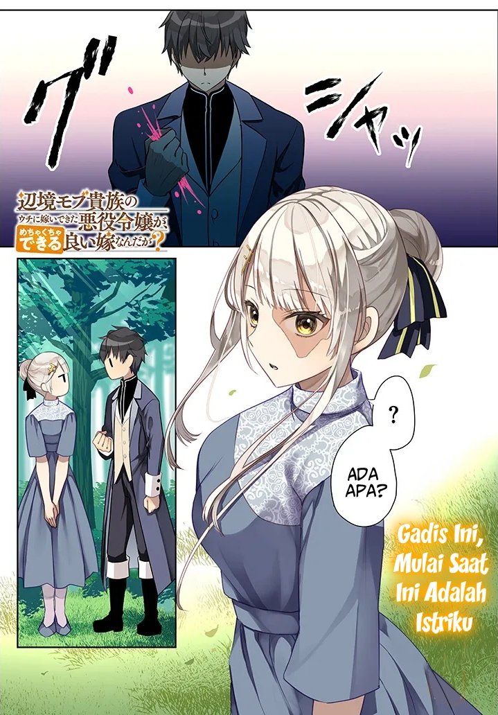 Henkyou Mob Kizoku no Uchi ni Totsui de Kita Akuyaku Reijou ga, Mechakucha Dekiru Yoi Yome Nandaga? chapter 1