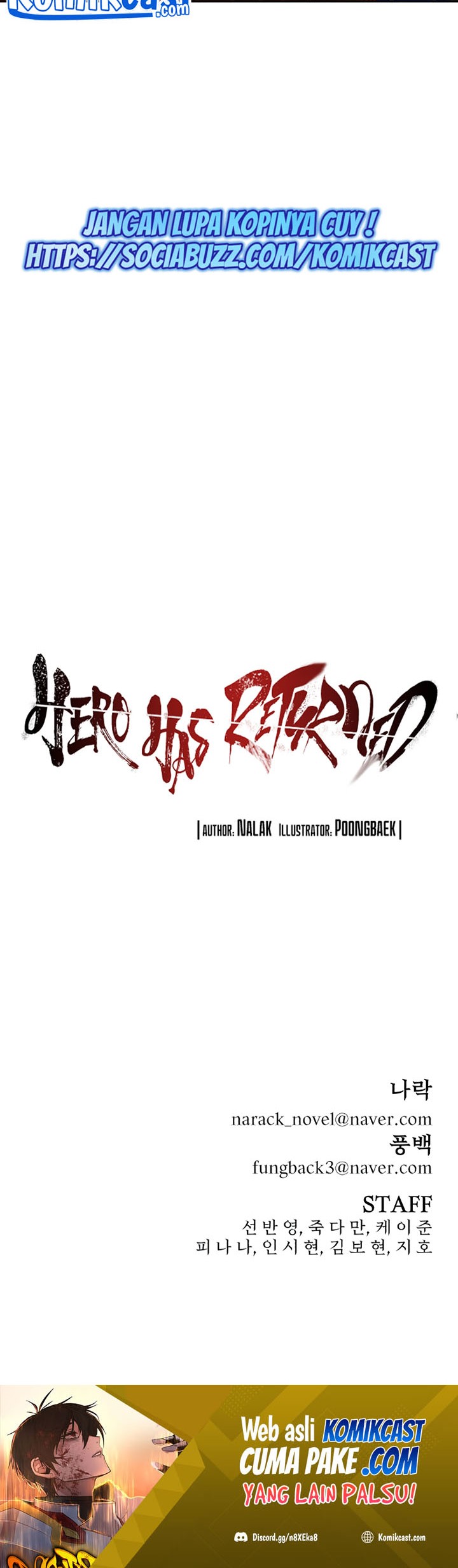 Hero Has Returned Chapter 41 Bahasa Indonesia