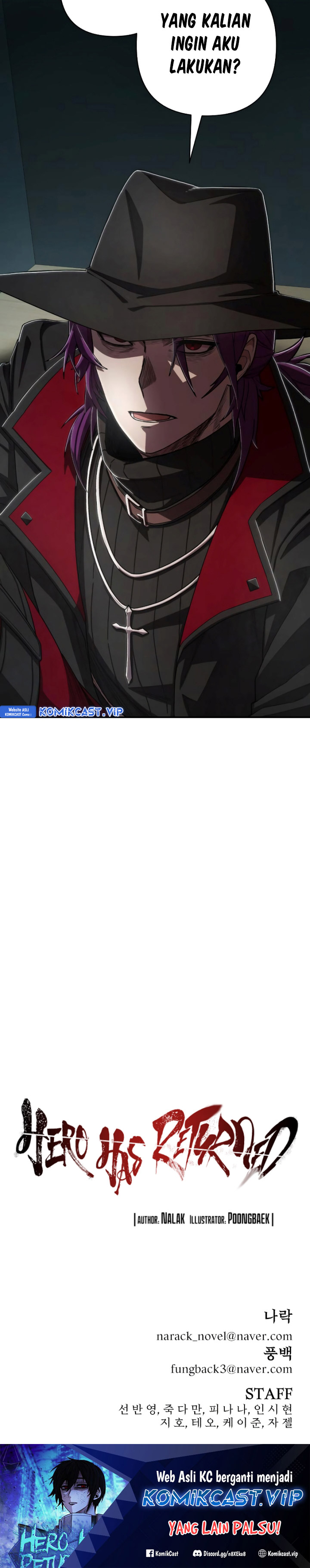 Hero Has Returned Chapter 99 Bahasa Indonesia