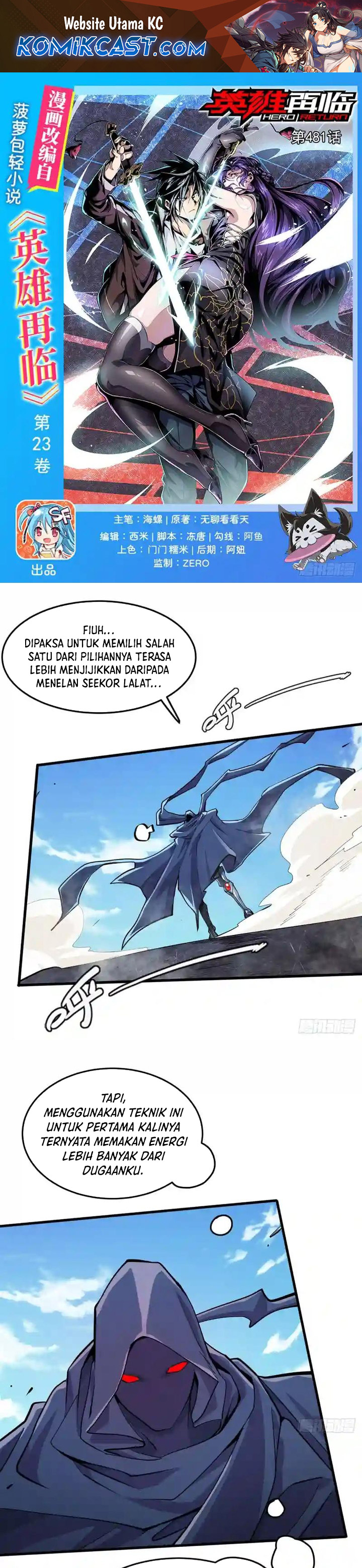 Hero? I Quit A Long Time Ago Chapter 481 Bahasa Indonesia