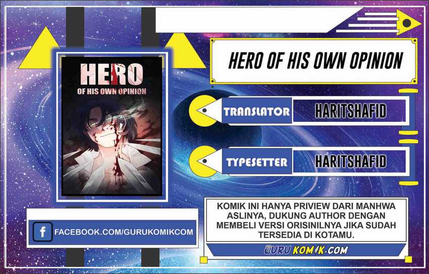 Hero of His Own Opinion Chapter 01 Bahasa Indonesia
