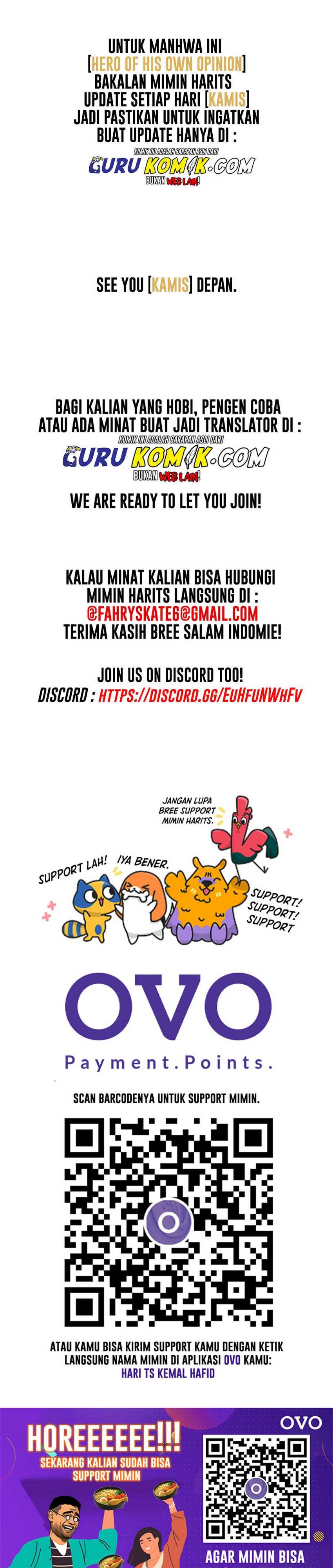 Hero of His Own Opinion Chapter 01 Bahasa Indonesia