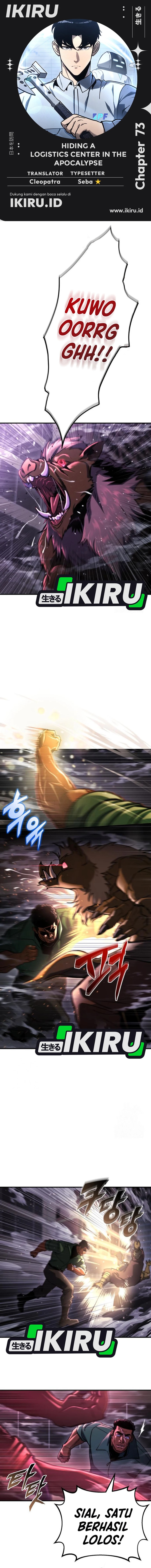 Hiding a Logistics Center in the Apocalypse Chapter 73 Bahasa Indonesia