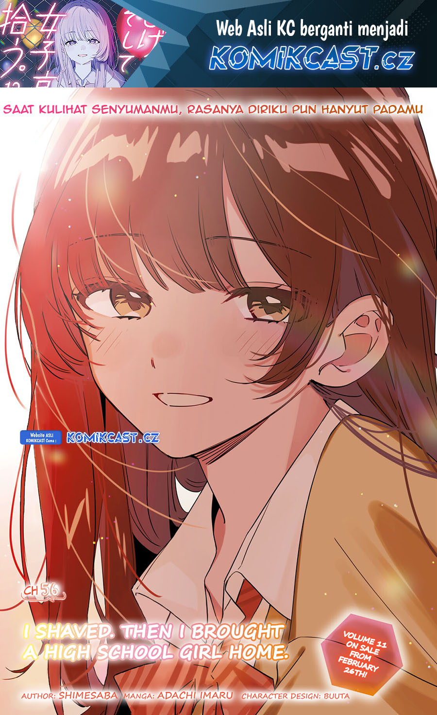 Hige Wo Soru. Soshite Joshikosei Wo Hirou. chapter 56