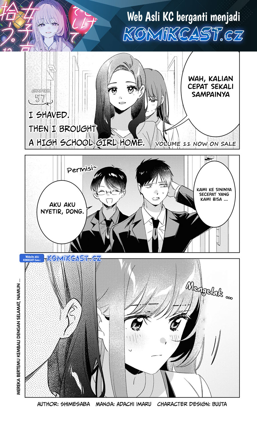 Hige Wo Soru. Soshite Joshikosei Wo Hirou. chapter 57
