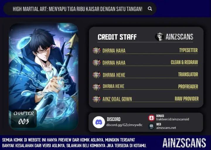 High-Martial World: One Hand to Overwhelm Three Thousand Emperors! Chapter 03 Bahasa Indonesia