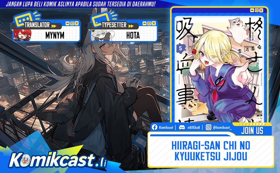 Hiiragi-san Chi no Kyuuketsu Jijou Chapter 35 Bahasa Indonesia