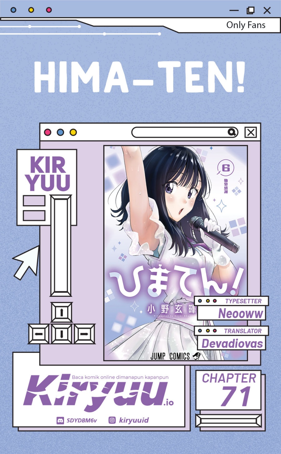 Hima-Ten Chapter 71 Bahasa Indonesia