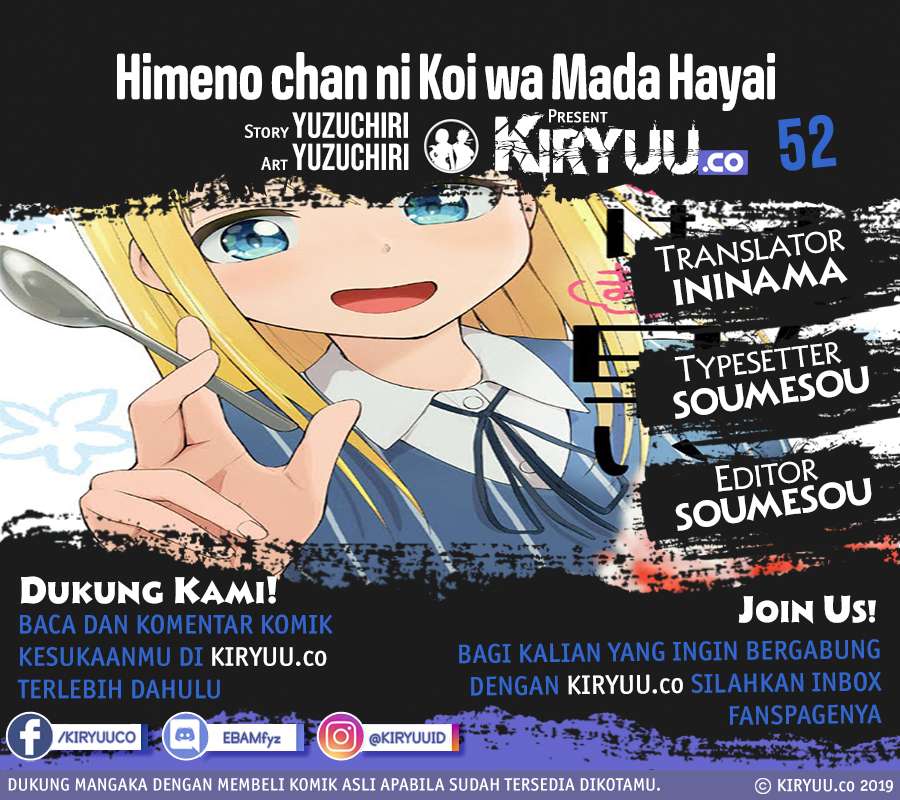 Himeno-chan ni Koi wa Mada Hayai Chapter 52 Bahasa Indonesia