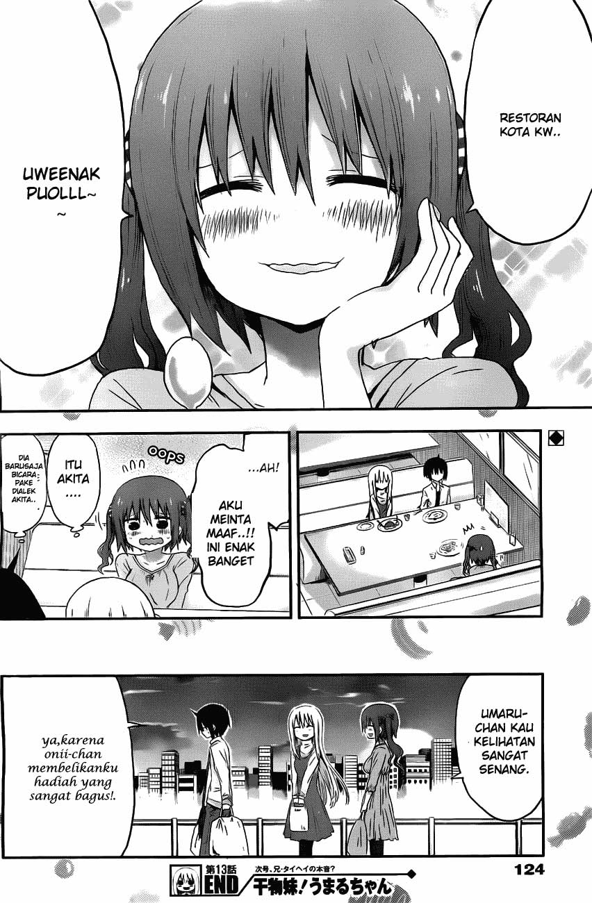 Himouto! Umaru-chan Chapter 13 Bahasa Indonesia