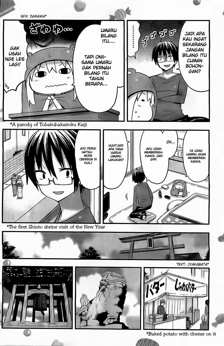 Himouto! Umaru-chan Chapter 44 Bahasa Indonesia