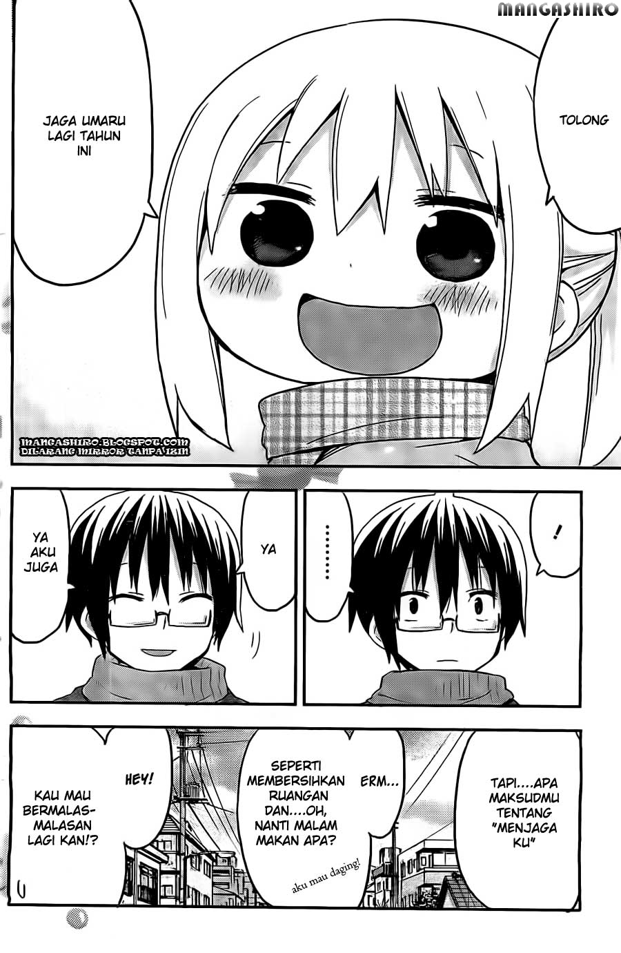 Himouto! Umaru-chan Chapter 44 Bahasa Indonesia