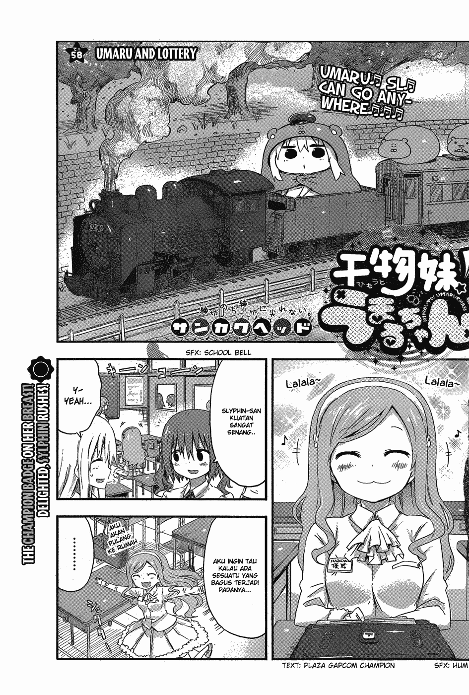 Himouto! Umaru-chan Chapter 59 Bahasa Indonesia