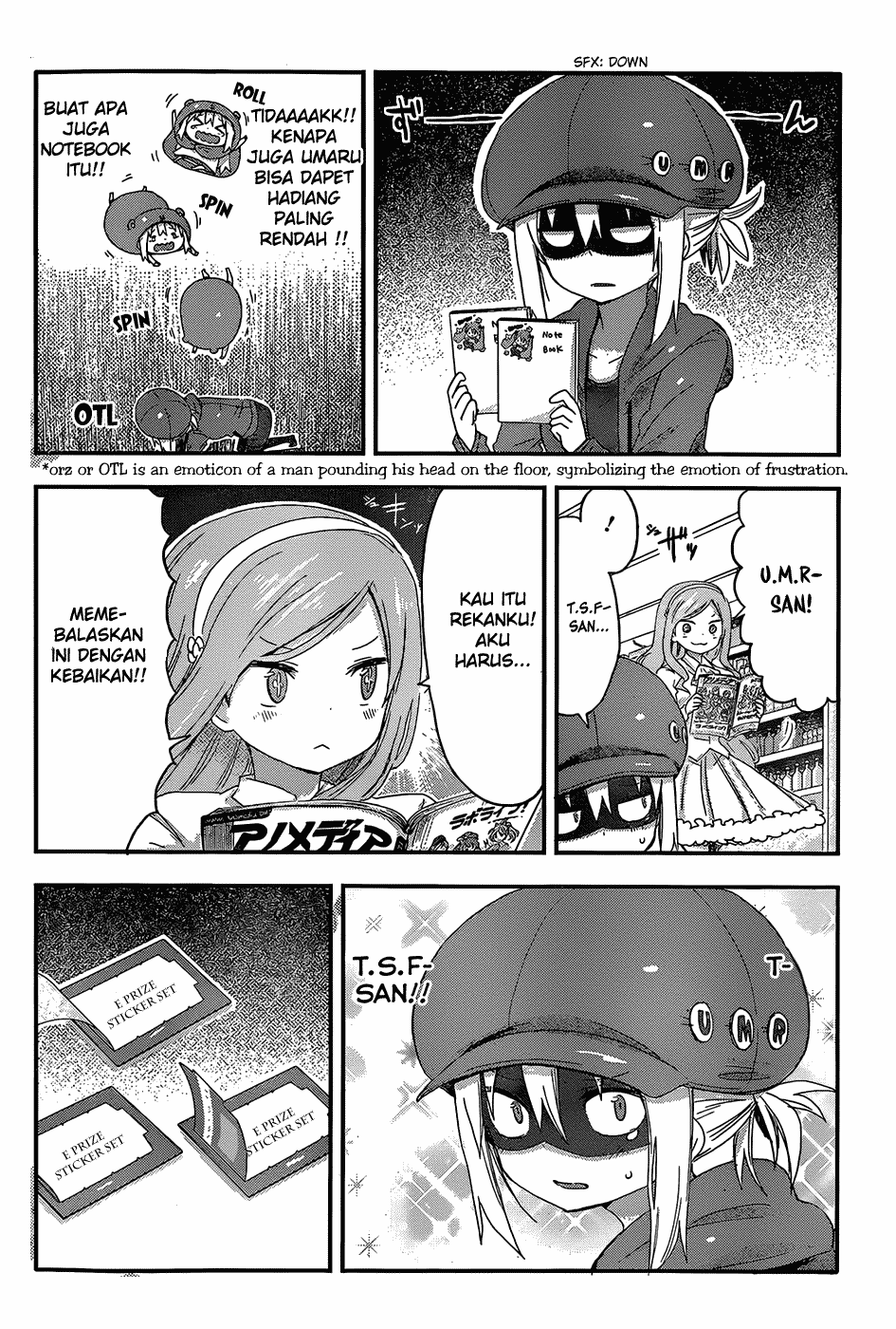 Himouto! Umaru-chan Chapter 59 Bahasa Indonesia