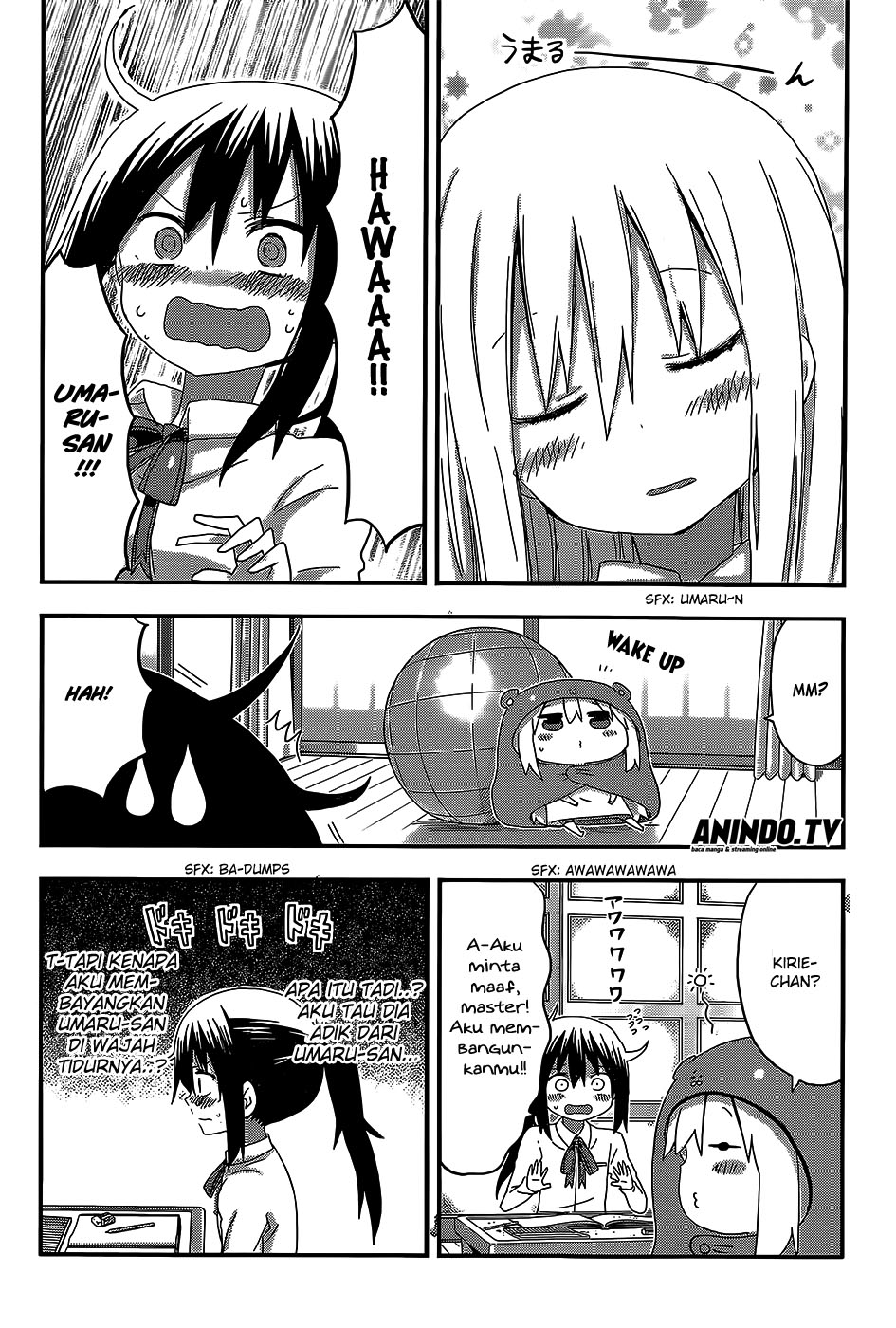 Himouto! Umaru-chan Chapter 100 Bahasa Indonesia