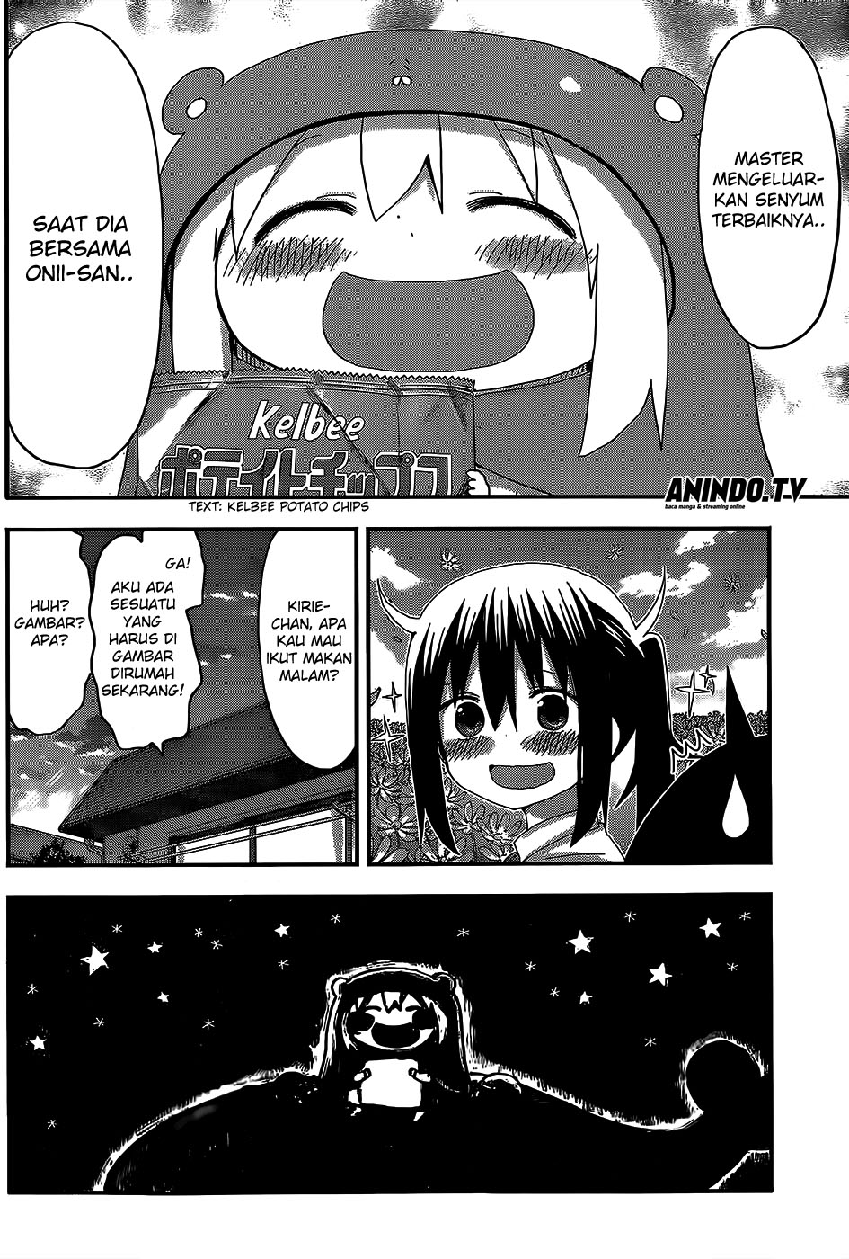 Himouto! Umaru-chan Chapter 100 Bahasa Indonesia