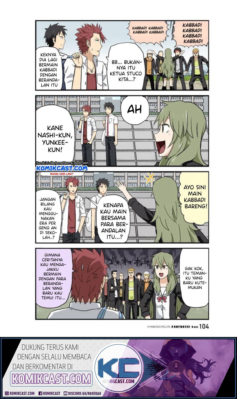 Hinmin Choujin Kanenashi-kun Chapter 22 Bahasa Indonesia