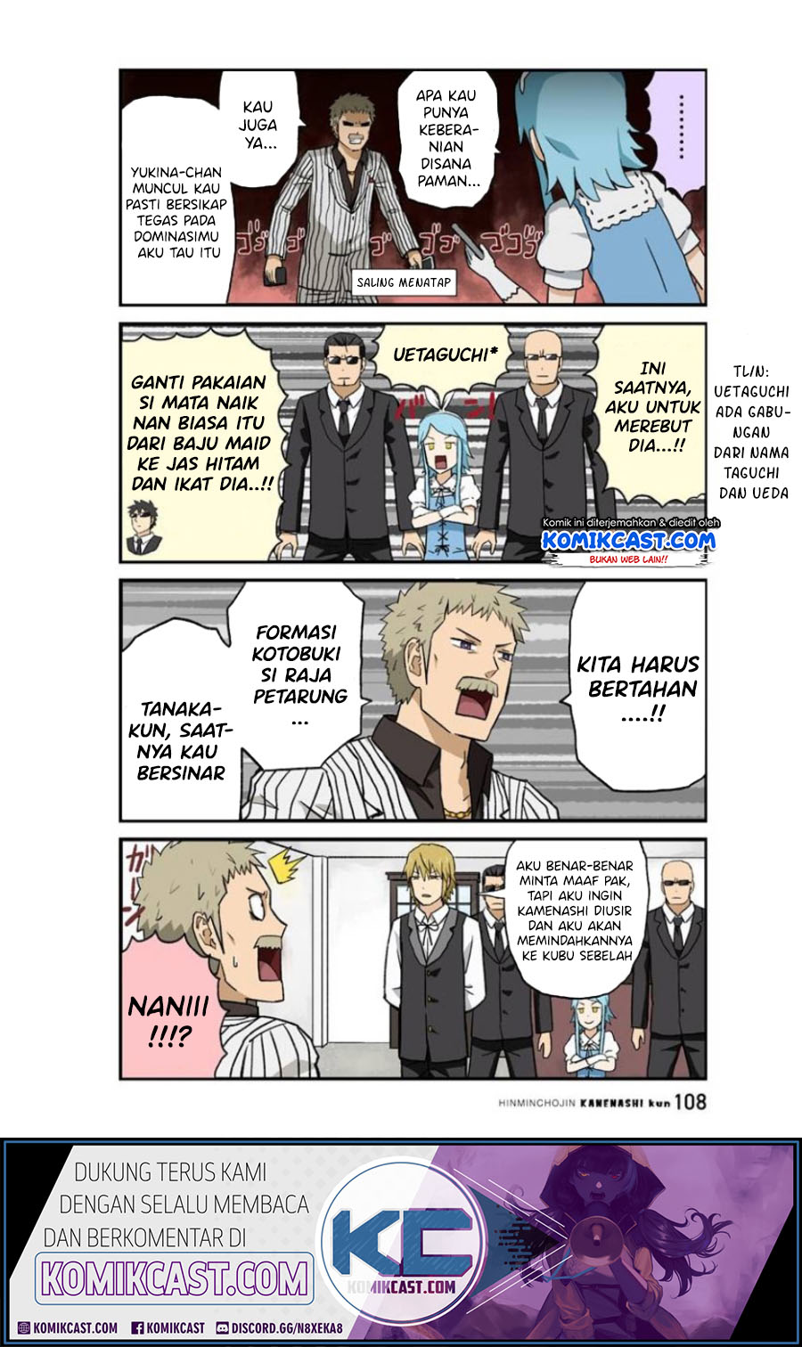 Hinmin Choujin Kanenashi-kun Chapter 22 Bahasa Indonesia